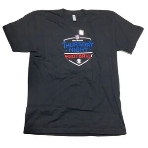 American Apparel | New NFL Network CBS Thursday Night Football Black Tee, Large